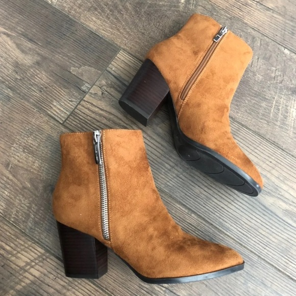 ❌SOLD Nine West Neva Brown boots with block heel - Picture 1 of 11